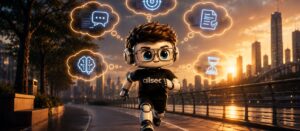 5 привычек эффективной работы с ИИ — чеклист-иконки